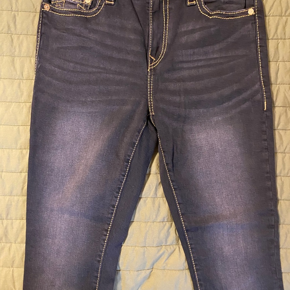True Religion Black Skinny Jeans Versatile Style
